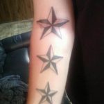 Photo star tattoo on arm 19.06.2019 №067 - star tattoo example - tattoovalue.net