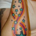 Photo star tattoo on arm 19.06.2019 №075 - star tattoo example - tattoovalue.net