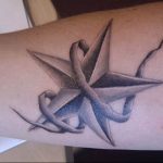 Photo star tattoo on arm 19.06.2019 №083 - star tattoo example - tattoovalue.net