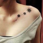 Photo star tattoo on chest 19.06.2019 №037 - star tattoo example - tattoovalue.net