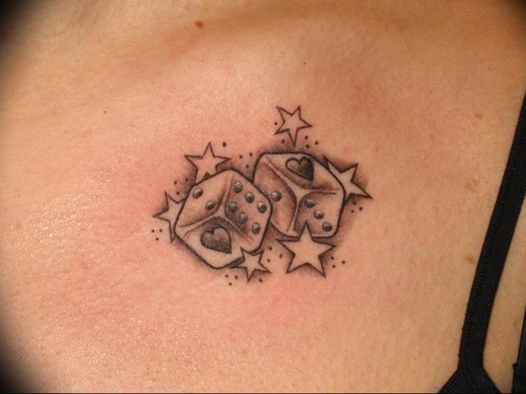 Photo star tattoo on chest 19.06.2019 №051 - star tattoo example - tattoovalue.net