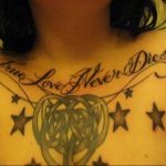 Photo star tattoo on chest 19.06.2019 №056 - star tattoo example - tattoovalue.net