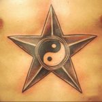 Photo star tattoo on chest 19.06.2019 №063 - star tattoo example - tattoovalue.net