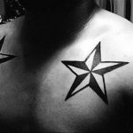 Photo star tattoo on chest 19.06.2019 №067 - star tattoo example - tattoovalue.net