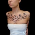 Photo star tattoo on chest 19.06.2019 №086 - star tattoo example - tattoovalue.net