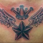 Photo star tattoo on chest 19.06.2019 №098 - star tattoo example - tattoovalue.net