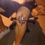 Photo star tattoo on his knees 19.06.2019 №001 - star tattoo example - tattoovalue.net