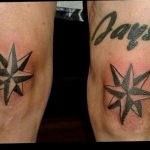 Photo star tattoo on his knees 19.06.2019 №003 - star tattoo example - tattoovalue.net