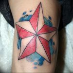 Photo star tattoo on his knees 19.06.2019 №021 - star tattoo example - tattoovalue.net