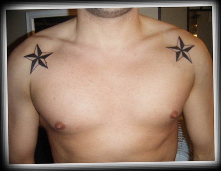 38 Star Tattoos On Shoulder