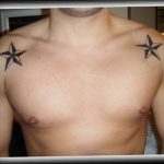 Photo star tattoo on shoulders 19.06.2019 №002 - star tattoo example - tattoovalue.net
