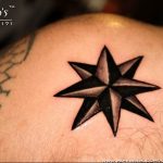 Photo star tattoo on shoulders 19.06.2019 №007 - star tattoo example - tattoovalue.net