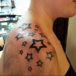 Photo star tattoo on shoulders 19.06.2019 №016 - star tattoo example - tattoovalue.net