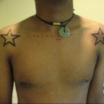 Photo star tattoo on shoulders 19.06.2019 №027 - star tattoo example - tattoovalue.net