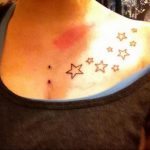 Photo star tattoo on shoulders 19.06.2019 №035 - star tattoo example - tattoovalue.net