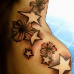 Photo star tattoo on shoulders 19.06.2019 №036 - star tattoo example - tattoovalue.net