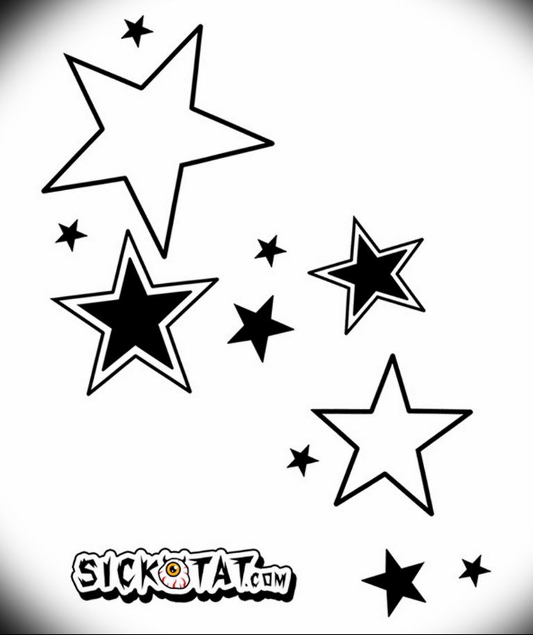 Photo star tattoo sketches 19.06.2019 №023 - star tattoo example - tattoovalue.net