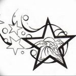 Photo star tattoo sketches 19.06.2019 №033 - star tattoo example - tattoovalue.net