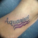 Photo tattoo aquarius zodiac sign 19.06.2019 №027 - tattoo zodiac sign - tattoovalue.net