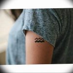 Photo tattoo aquarius zodiac sign 19.06.2019 №063 - tattoo zodiac sign - tattoovalue.net