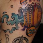 Photo tattoo aquarius zodiac sign 19.06.2019 №066 - tattoo zodiac sign - tattoovalue.net