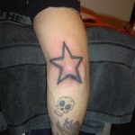 Photo tattoo star on the elbow 19.06.2019 №013 - star tattoo example - tattoovalue.net