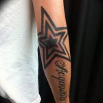 Photo tattoo star on the elbow 19.06.2019 №007 - star tattoo example - tattoovalue.net