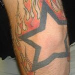 Photo tattoo star on the elbow 19.06.2019 №011 - star tattoo example - tattoovalue.net