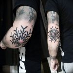 Photo tattoo star on the elbow 19.06.2019 №014 - star tattoo example - tattoovalue.net
