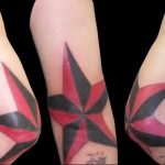 Photo tattoo star on the elbow 19.06.2019 №019 - star tattoo example - tattoovalue.net