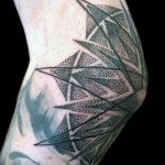 Photo tattoo star on the elbow 19.06.2019 №023 - star tattoo example - tattoovalue.net