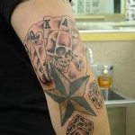 Photo tattoo star on the elbow 19.06.2019 №030 - star tattoo example - tattoovalue.net