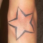 Photo tattoo star on the elbow 19.06.2019 №032 - star tattoo example - tattoovalue.net