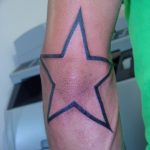 Photo tattoo star on the elbow 19.06.2019 №035 - star tattoo example - tattoovalue.net
