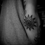 Photo tattoo star on the elbow 19.06.2019 №039 - star tattoo example - tattoovalue.net