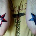 Photo tattoo star on the elbow 19.06.2019 №048 - star tattoo example - tattoovalue.net