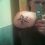 Photo tattoo star on the elbow 19.06.2019 №051 - star tattoo example - tattoovalue.net