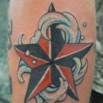 Photo tattoo star on the elbow 19.06.2019 №054 - star tattoo example - tattoovalue.net