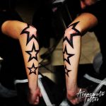 Photo tattoo star on the elbow 19.06.2019 №056 - star tattoo example - tattoovalue.net