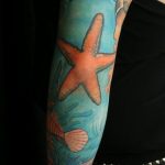 Photo tattoo star on the elbow 19.06.2019 №066 - star tattoo example - tattoovalue.net