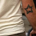 Photo tattoo star on the elbow 19.06.2019 №067 - star tattoo example - tattoovalue.net