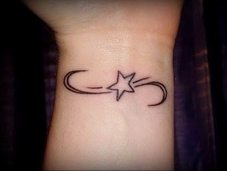 Photo tattoo star on wrist  №017 - star tattoo example -   