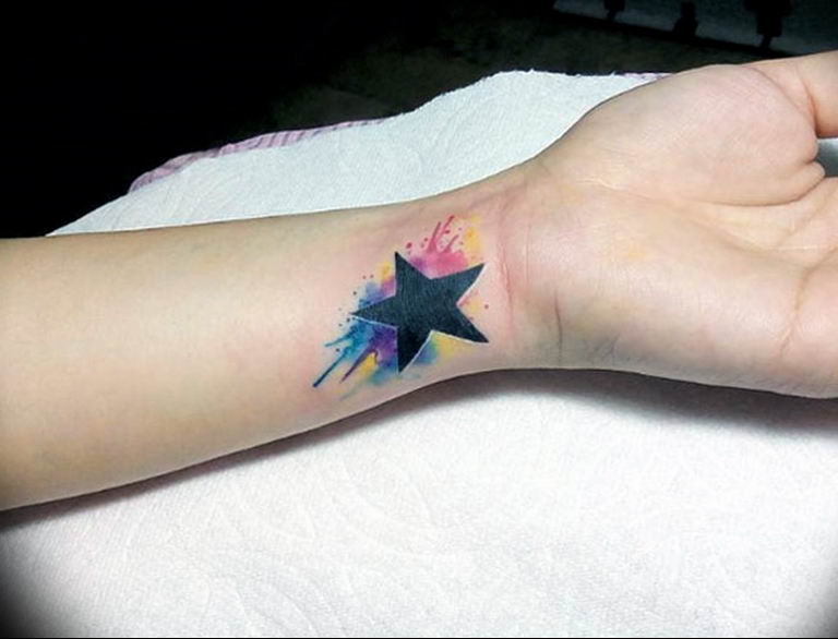 The Meaning of the Star Tattoo: features of the picture, photo examples,  sketches, facts