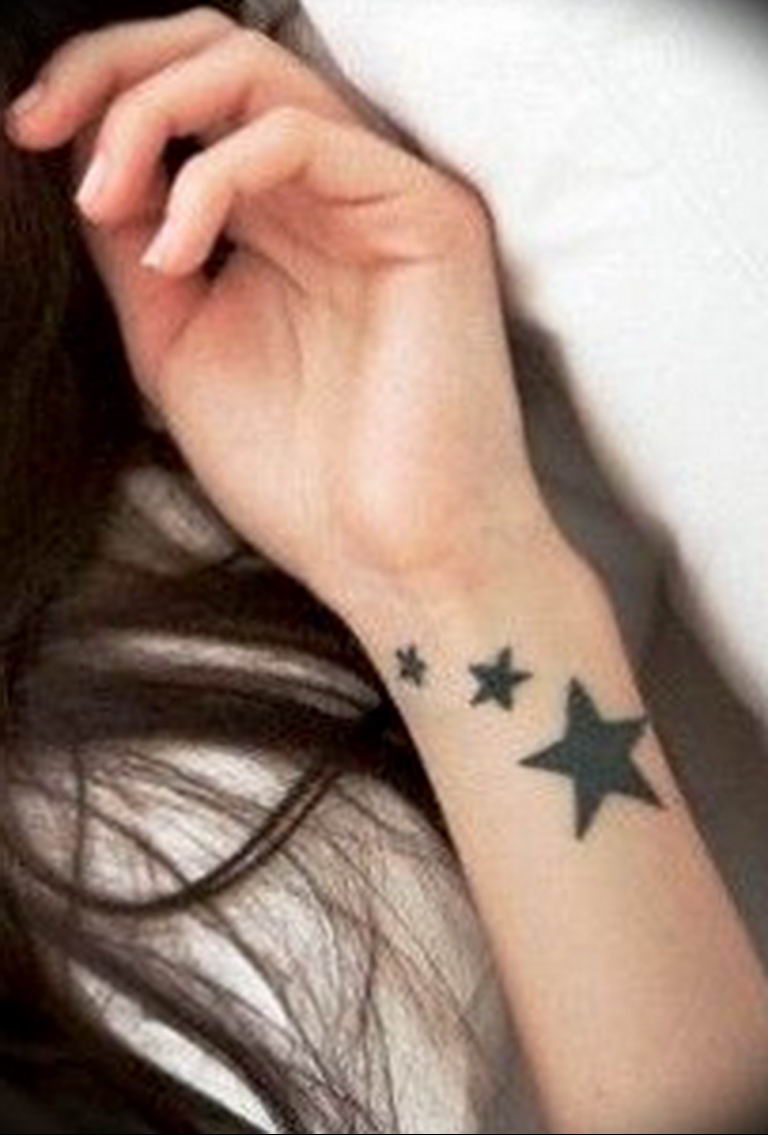 Photo tattoo star on wrist 19.06.2019 №002 - star tattoo example - tattoovalue.net