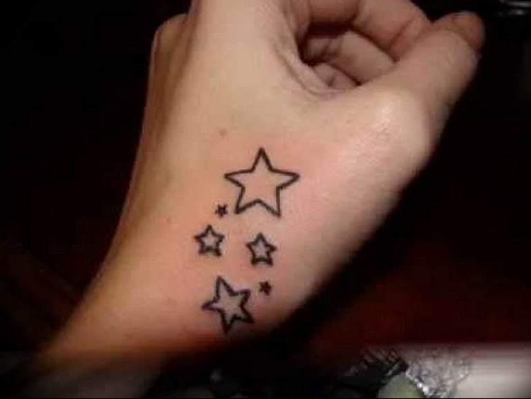 Photo tattoo star on wrist 19.06.2019 №028 - star tattoo example - tattoovalue.net