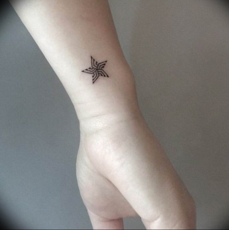 Photo tattoo star on wrist 19.06.2019 №040 - star tattoo example - tattoovalue.net