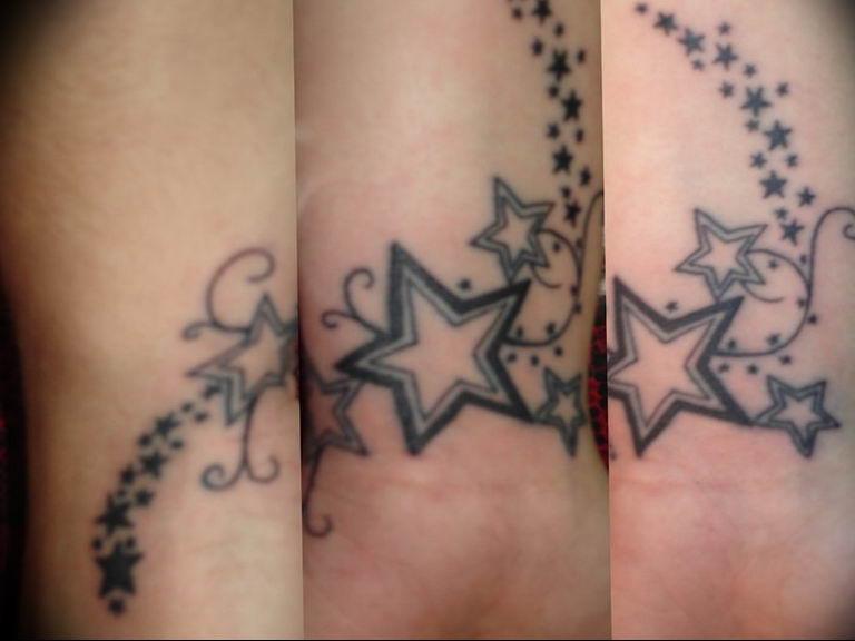 Photo tattoo star on wrist 19.06.2019 №052 - star tattoo example - tattoovalue.net