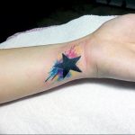 Photo tattoo star on wrist 19.06.2019 №067 - star tattoo example - tattoovalue.net