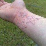 Photo tattoo star on wrist 19.06.2019 №079 - star tattoo example - tattoovalue.net