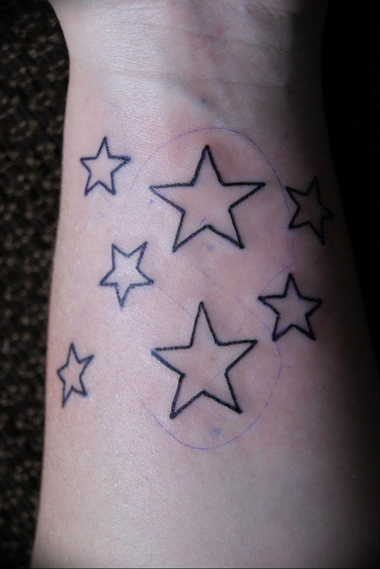 Photo tattoo star on wrist 19.06.2019 №083 - star tattoo example - tattoovalue.net